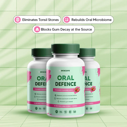 Oral Defence – Maximum Potency Tonsil Stones Elimination by Oracare